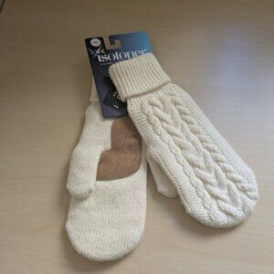 Isotoner Women’s Chenille Cable Knit Gloves